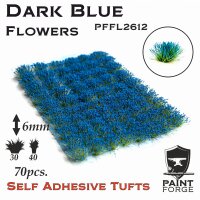 Flowers - Dark Blue  6mm