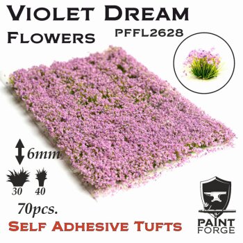 Flowers - Violet Dream  6mm