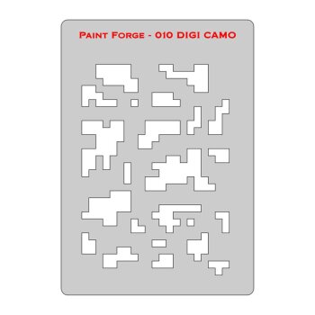 Stencil - Digi Camo - Gr. L