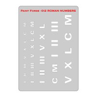 Stencil - Roman Numbers - Gr. L