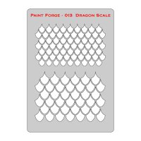 Stencil - Dragon Scale - Gr. L