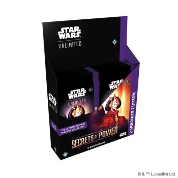 Star Wars: Unlimited – Secrets of Power (Carbonite Booster Display) (Englisch)
