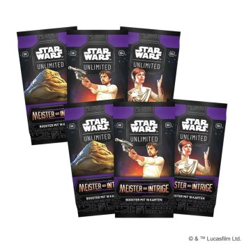 Star Wars: Unlimited – Meister der Intrige (Booster) (Deutsch)