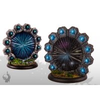 Portale (2x) - Rund,Stein