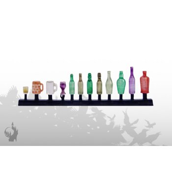 Gläser und Getränke (24x)