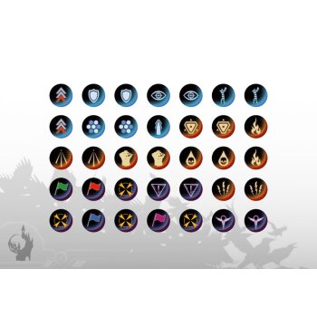 Deathmatch Markerset (35x) (Papier)