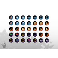 Deathmatch Markerset (35x) (Papier)