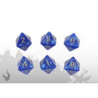 Würfelset (W8) (Blau)