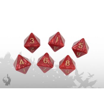 Würfelset (W8) (Rot)
