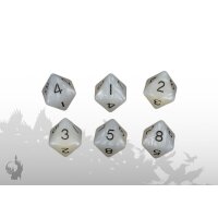 Würfelset (W8) (Weiß)