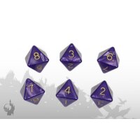 Würfelset (6xW8) (Lila)