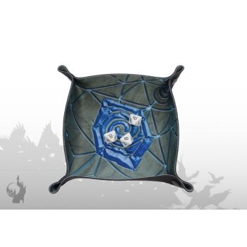 Würfelunterlage (Summoners)(Blau-Marmor)