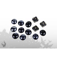 Würfel (3xW10) und Gemmen (10x) (Grau)