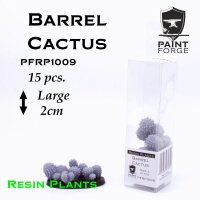 Resin Plants - Barrel Cactus  - Gr.  L - 15stk.