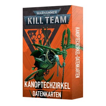 Kill Team: Kanoptechzirkel Datenkarten (Deutsch)