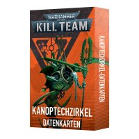 Kill Team: Kanoptechzirkel Datenkarten (Deutsch)