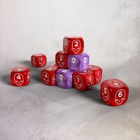 One Page Rules 16mm Wound & Spell Dice Set (10)