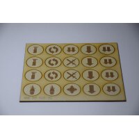 Coalition War Command Marker Core Set