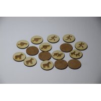 Coalition War Morale Test Marker Set