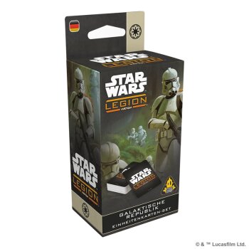 Star Wars: Legion – Galaktische Republik Einheitenkarten-Set