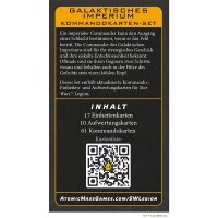 Star Wars: Legion – Galaktisches Imperium Kommandokarten-Set
