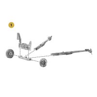 6 pdr anti-tank gun with British infantry (winter) crew