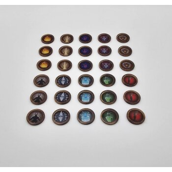 Shroudfall Conditions: Acrylic Token Set