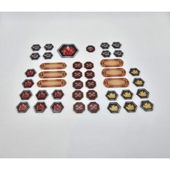 Shroudfall Essentials: Acrylic Token Set