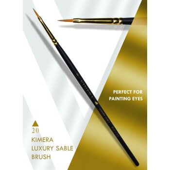 Luxury Sable Brush 00 Arrow – Precision Miniature Painting Brush