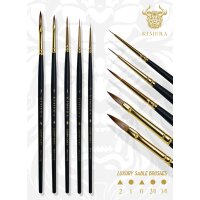 Kimera Brushes Set – Kolinsky Sable 5 brushes