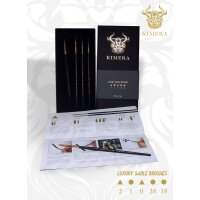 Kimera Brushes Set – Kolinsky Sable 5 brushes