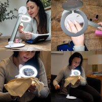 Halo Go 2 Rechargeable Magnifier Lamp