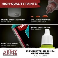 Flexible Triad PLUS+: Olive Greens (7x18mL)