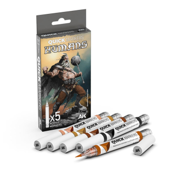 Humans Quick Markers Set (5stk)