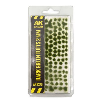 Dark Green Tufts 2mm
