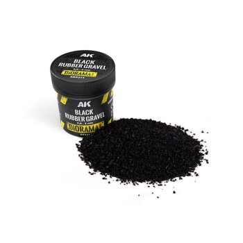 Black Rubber Gravel 0,8-2mm
