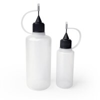 Plastic Squeezable Bottles with Needle Cap 60ml and 20ml