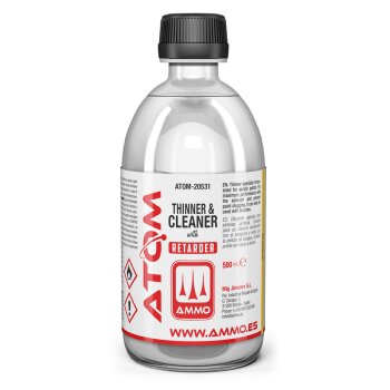 ATOM Thinner and Cleaner with Retarder (500mL)