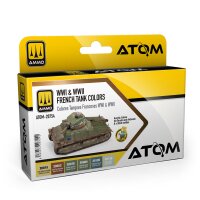 ATOM WWI & WW2 French Tank Colors Set (6x20mL)