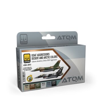 ATOM USAF Aggressors Desert and Artic Colors Set (6x20mL)