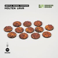 Molten Lava - Round 25mm (x12)