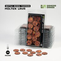 Molten Lava - Round 28mm (x10)