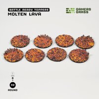 Molten Lava - Round 32mm (x8)