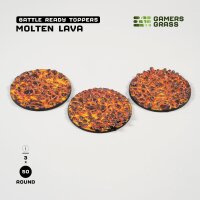 Molten Lava - Round 50mm (x3)