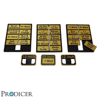 AOS DeBuff Token Set - (Bronzegold-Schwarz)