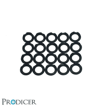 Eckbase Adapter - (20x20mm zu 25mm Rund - 20pcs)