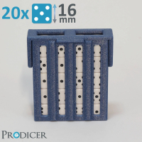 Dice Pro Keeper - 16mm - (Nachtblau Glitzer)