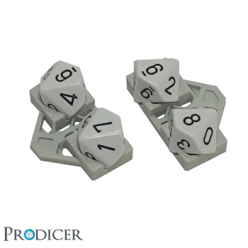 D100 Pro Token (2pcs) - (Hellgrau)