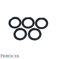 Eckbase Adapter - (40x40mm zu 50mm Rund - 5pcs)