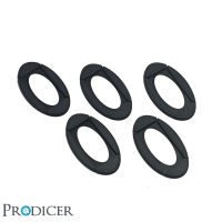 Eckbase Adapter - (50x25mm zu 75x42 Oval - 5pcs)